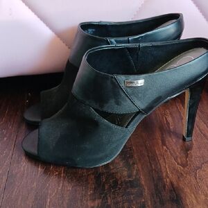 Calvin Klein Black Stiletto Heels